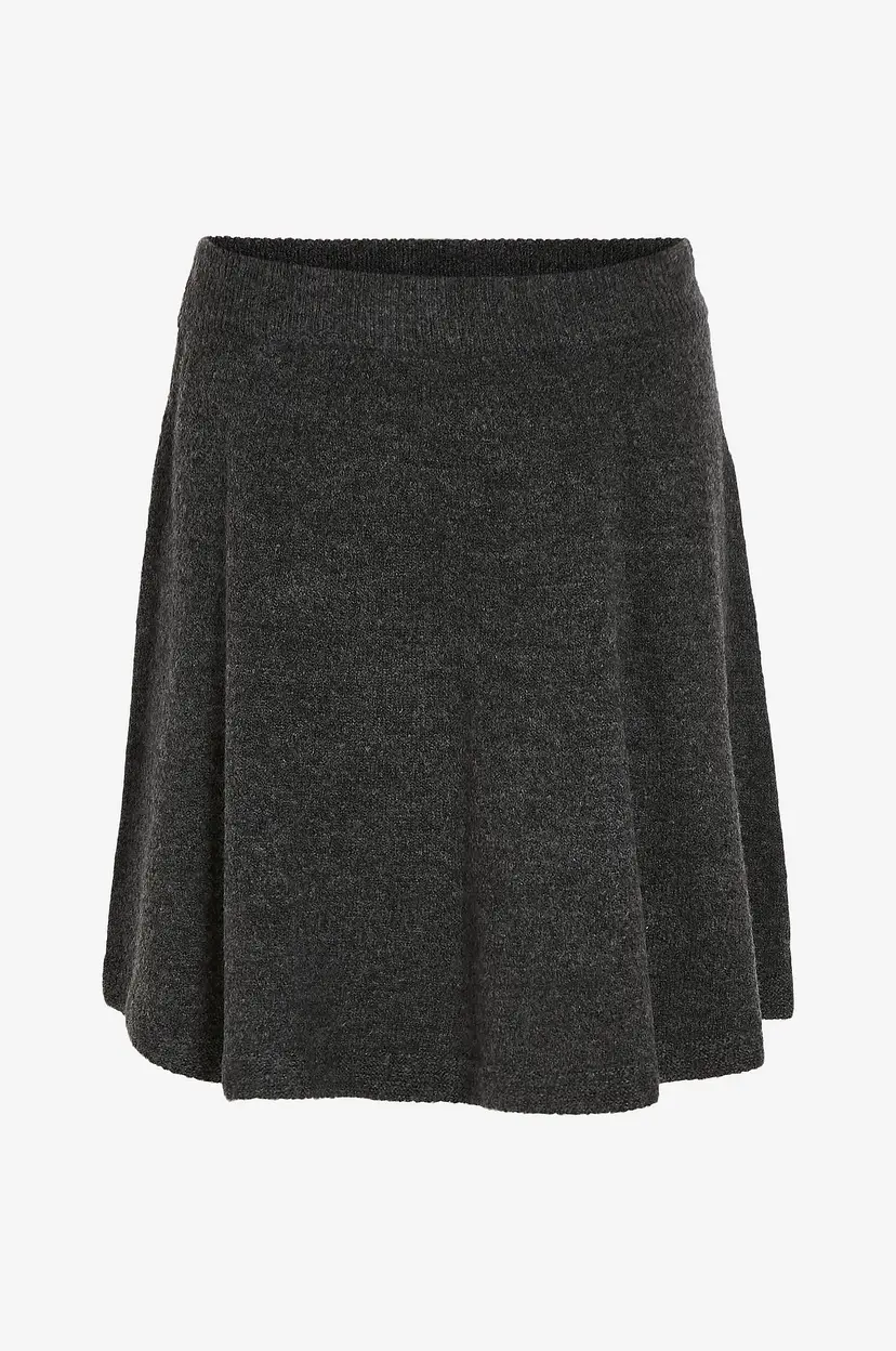 Vila Skjørt viHeidi HW Short Knit Skirt - Grå