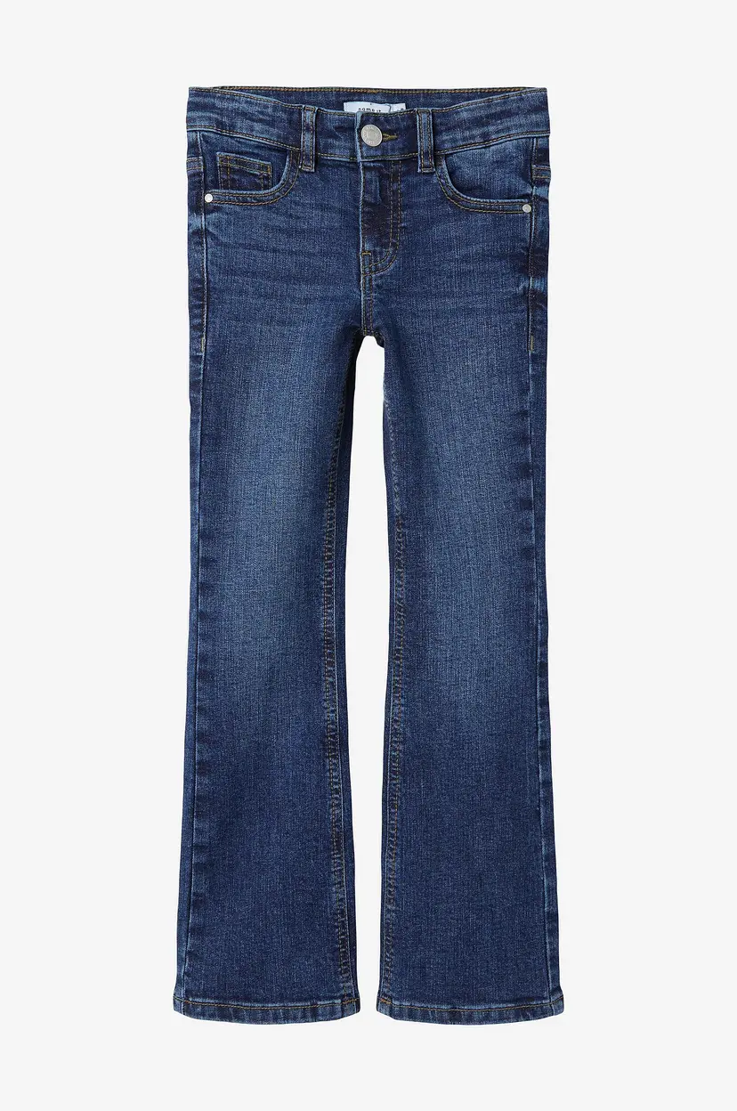 NAME IT Jeans nkfPolly Skinny Boot Jeans 8245-MD - Blå