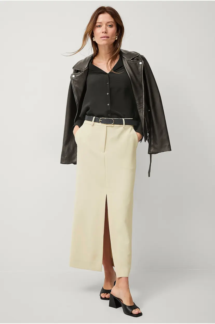 Second Female Skjørt Fique New Skirt - Beige