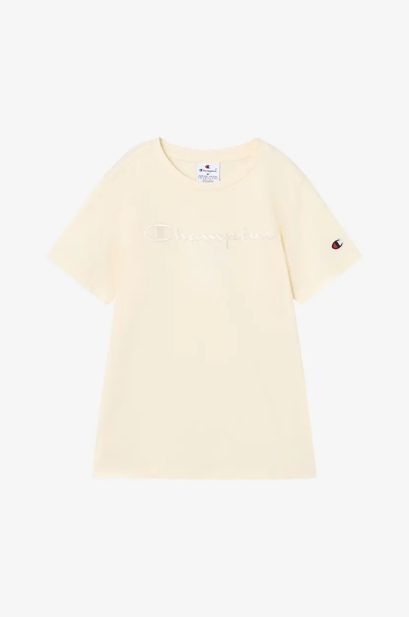 Champion T-skjorte SS Tee - Beige