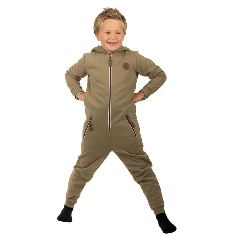 Bruse Bruse bomull jumpsuit, Gran, Covert Green