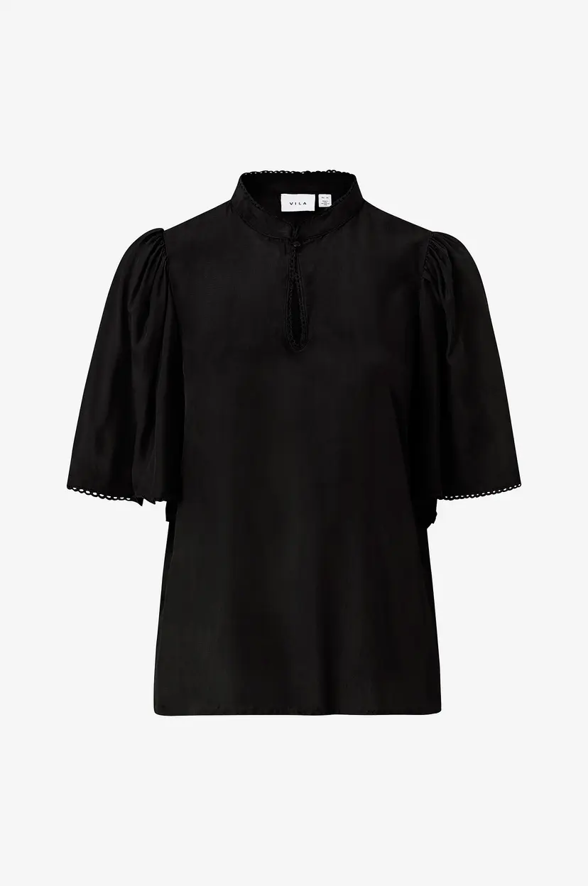 Vila Bluse viTanne 2/4 Top - Svart