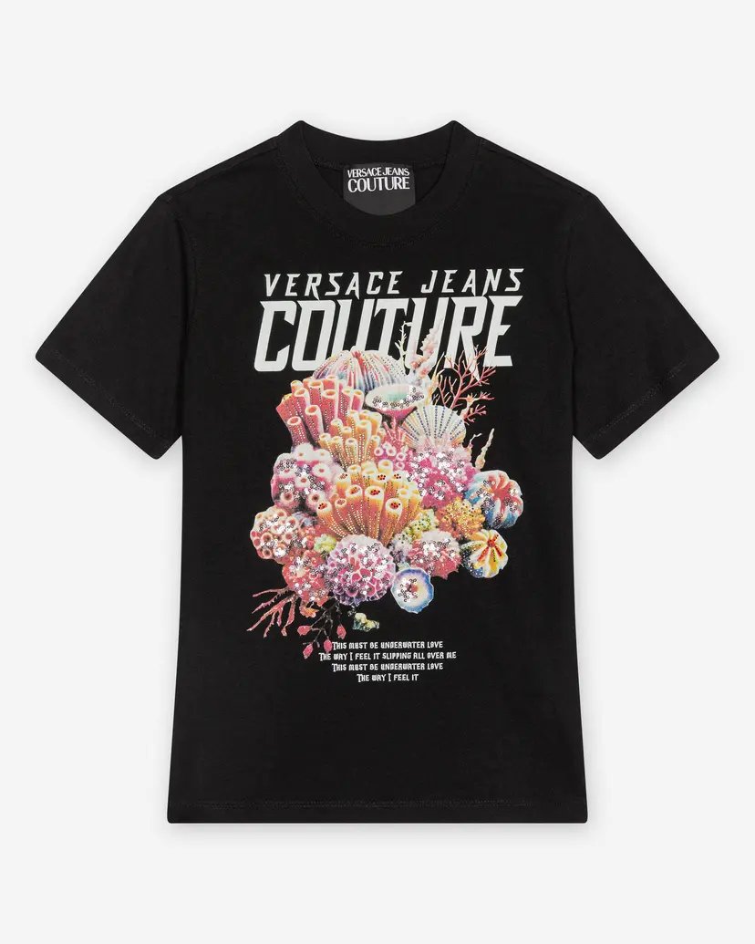 Versace Jeans Couture Versace Jeans Couture 80HAHD01 Black T-shirt