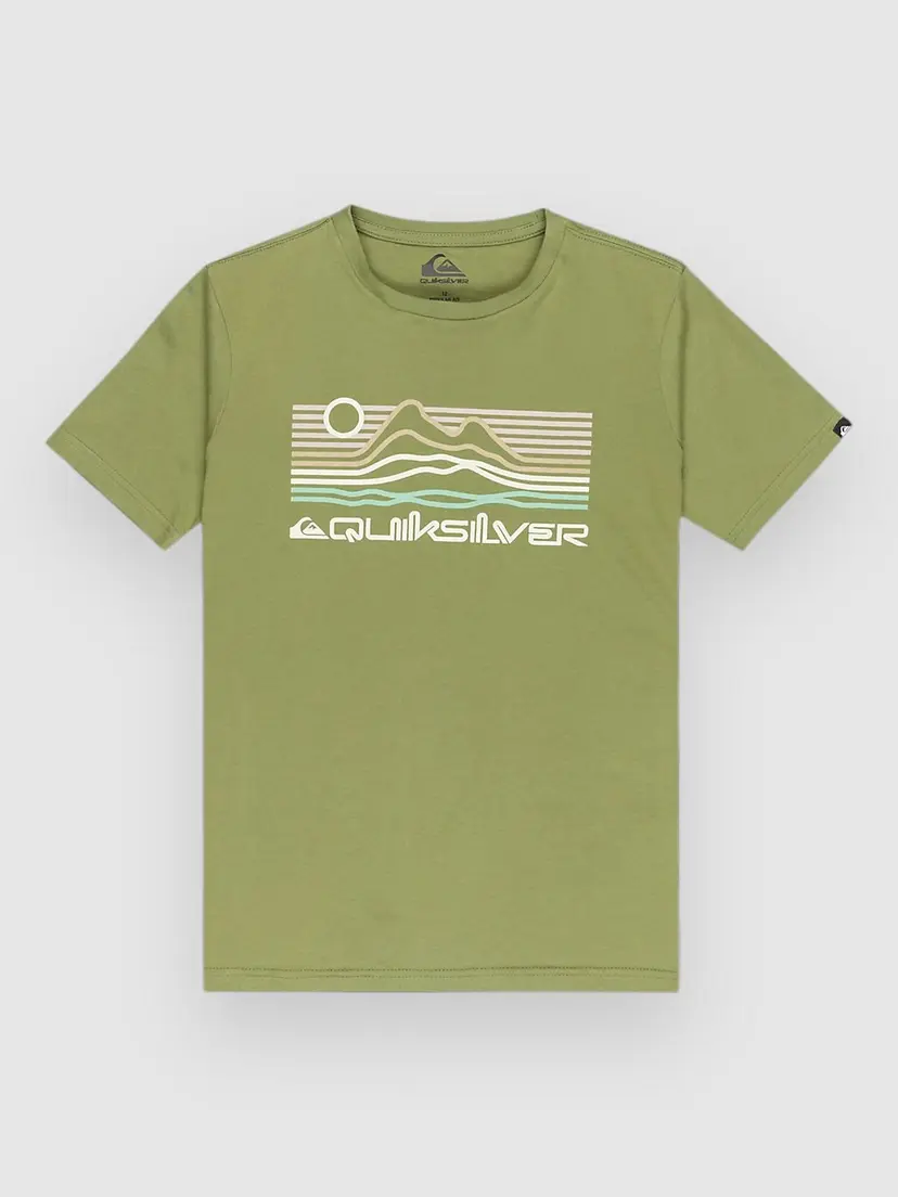 Quiksilver Quiksilver Ev Light Waves Kids T-skjorte grønn