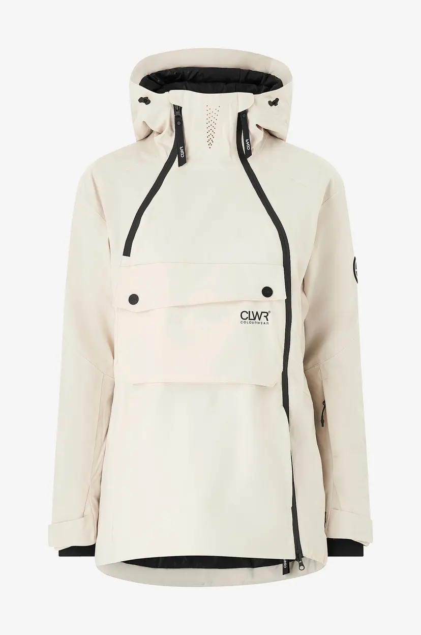 ColourWear Snowboardjakke Cake Anorak - Hvit