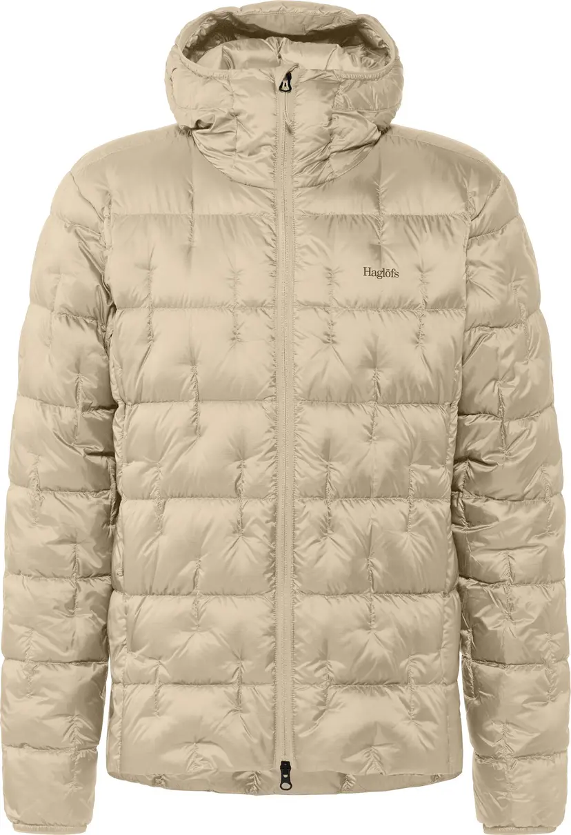 Haglöfs Haglöfs Men's Hede Down Hood Chalk Beige