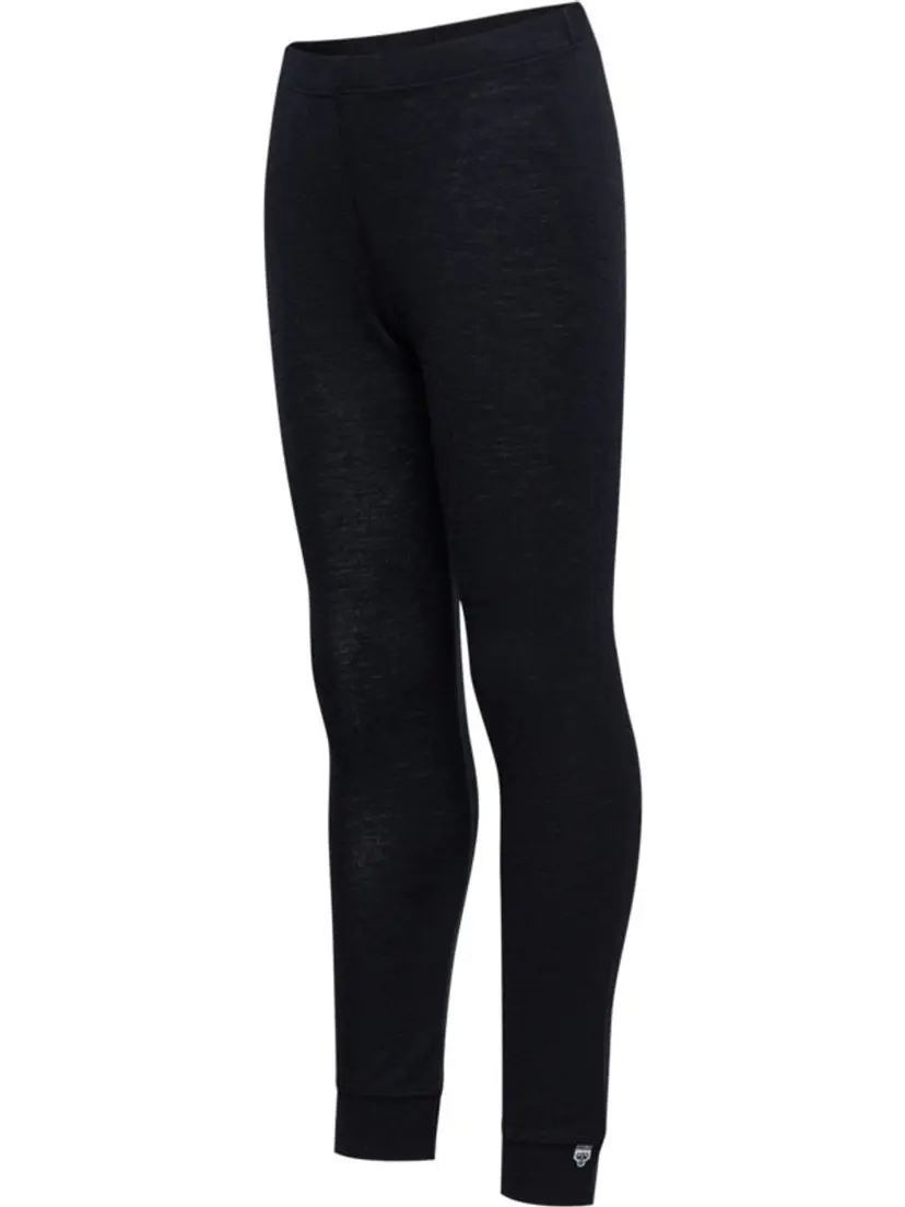 Hummel Hummel Jr Ull Rib Leggings Black (140 / 10 år)