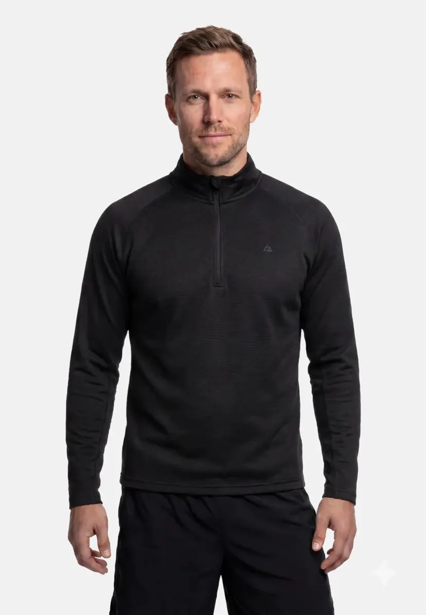 DANISH ENDURANCE DANISH ENDURANCE RUNNING HALF-ZIP TRØJE, Sort, M