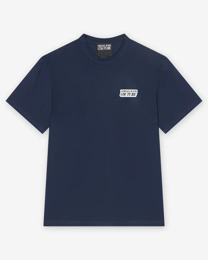 Versace Jeans Couture Versace Jeans Couture R Square Print Blue T-shirt