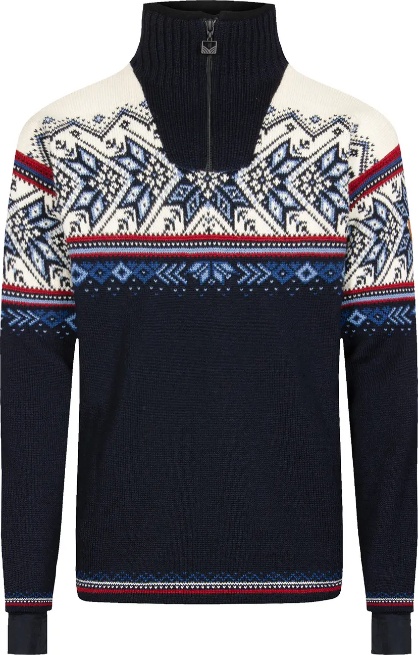 Dale of Norway Dale of Norway Men's Vail Weatherproof Sweater Navyredroseoffwhite