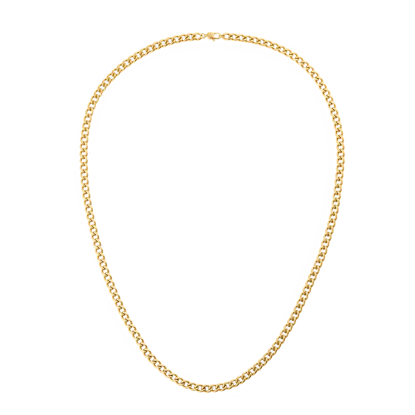 Daniel Wellington Gold Necklace Ellipse 4mm | DW