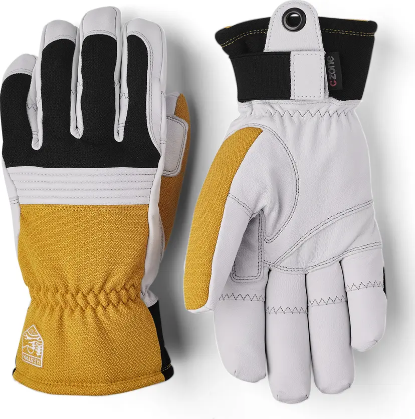 Hestra Hestra Couloir 5 Finger Mustard/Off White