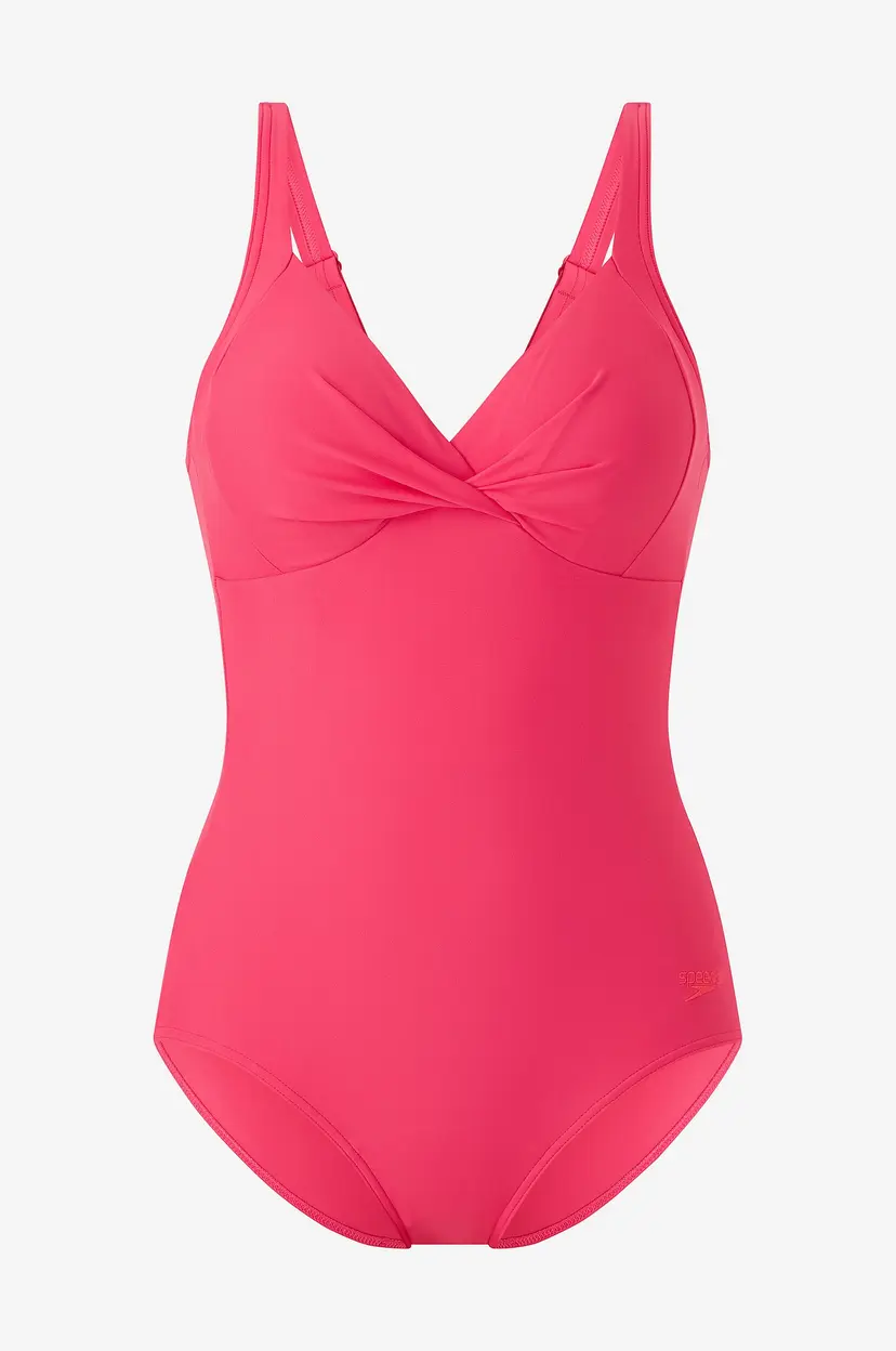 Speedo Badedrakt Womens Shaping Cross Knot 1 Piece - Rosa