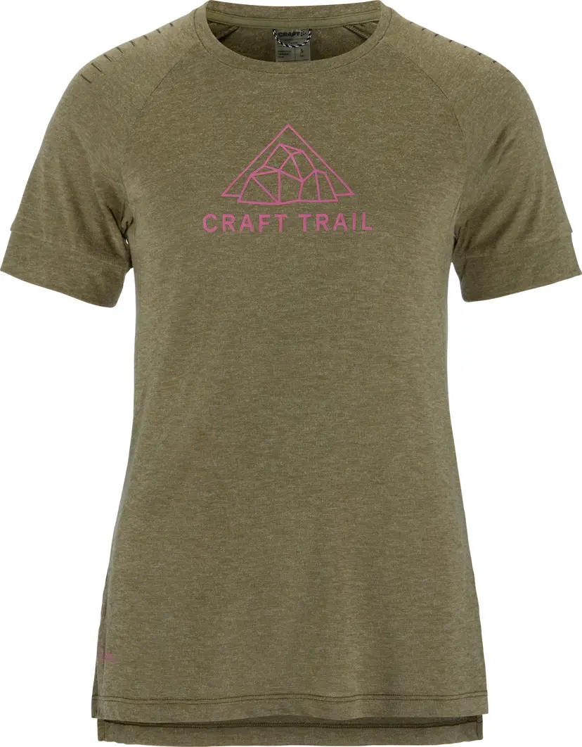 Craft Craft Women's Advance Trail Wool Short Sleeve Tee Rift Melange