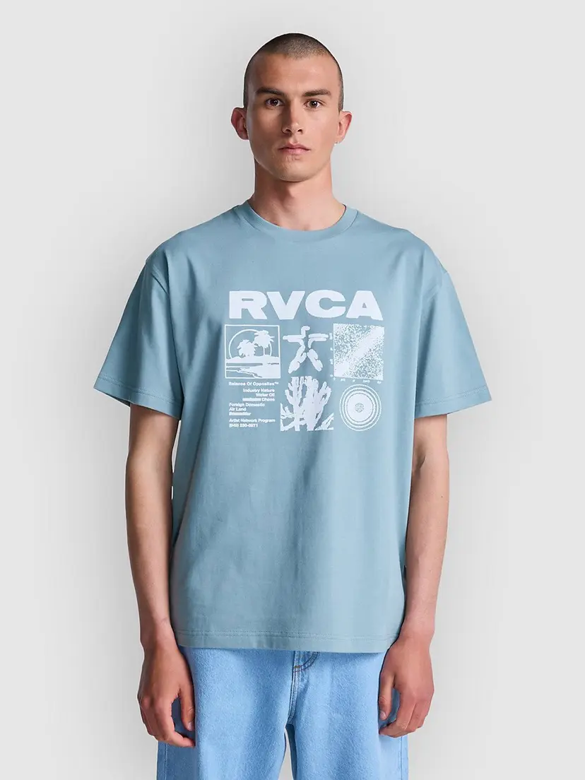RVCA RVCA Program T-skjorte grå