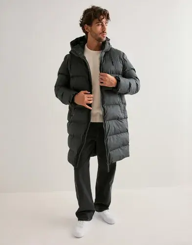 Rains Rains Alta Long Puffer Jacket W3T4 Vinterjakker Svart