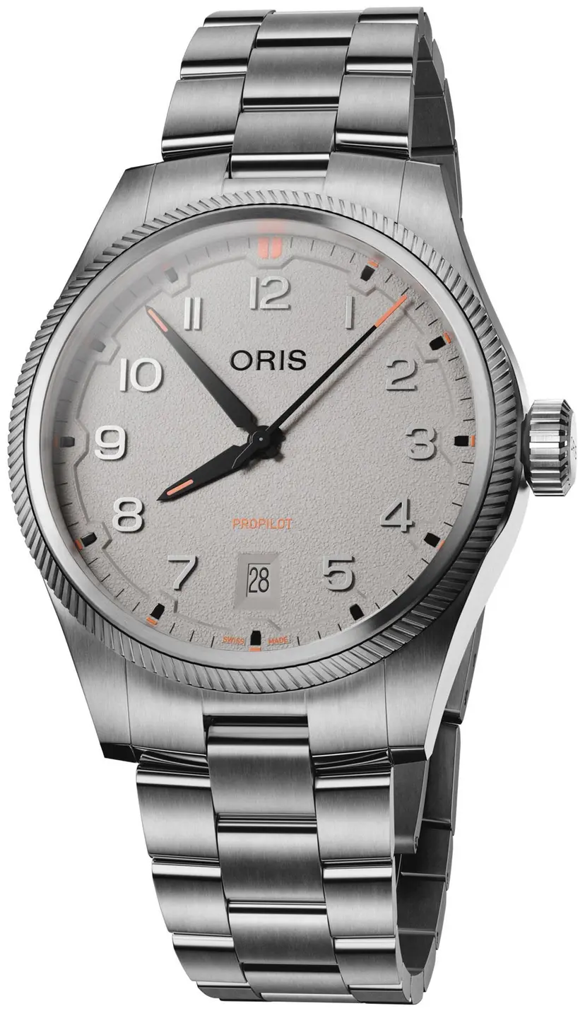 Oris Oris Herreklokke 01 733 7805 4163-07 8 20 04LC Propilot Grå/Stål