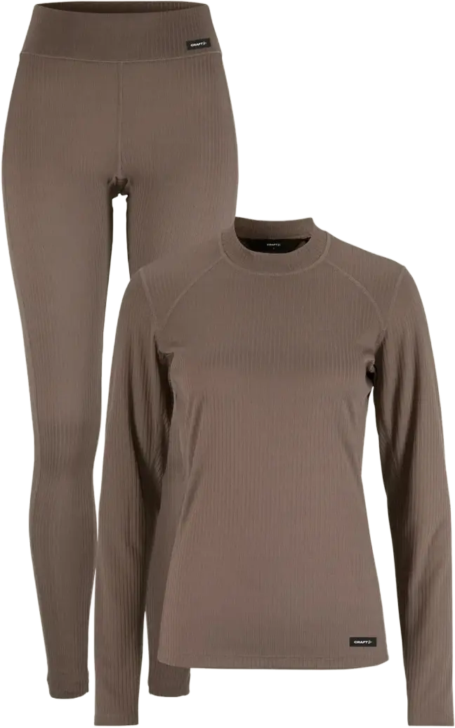 Craft Craft Women's Baselayer Set 2 Plum Taupe