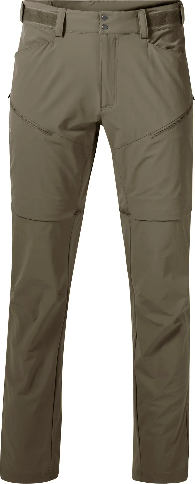 Bergans Bergans Men's Convertible Zip-Off Softshell Pants Green Mud