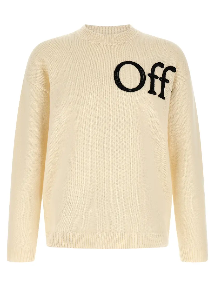 Off White Off-White Strikkegensere – Beige