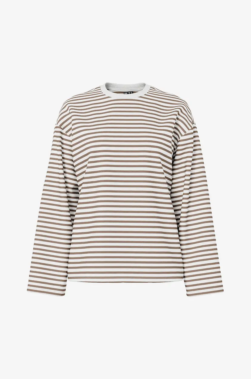 Pieces Topp pcSadie LS Top - Hvit