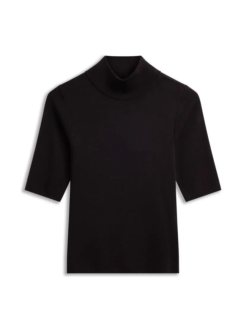 ella&il Melly Merino Tee Dark Brown - XS