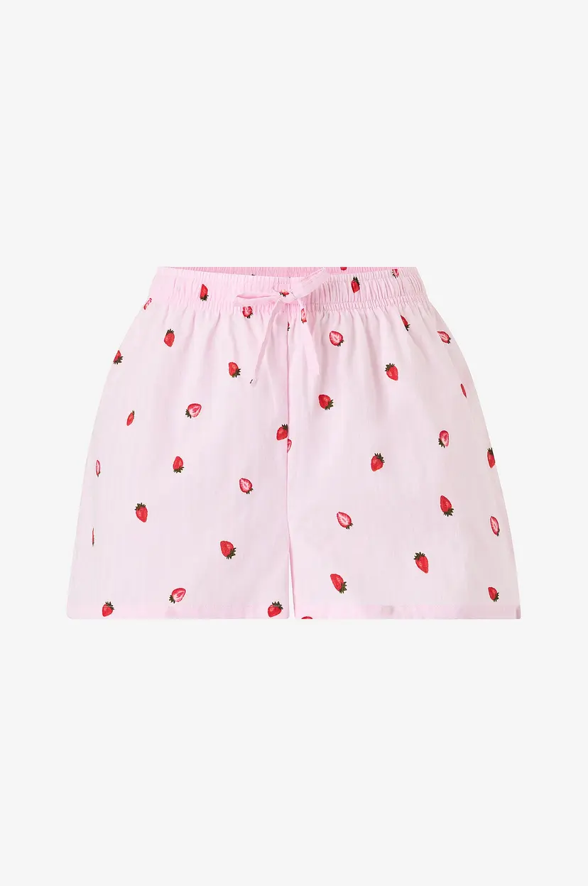 Hunkemöller Pyjamasshorts Shorts Woven Print - Rosa
