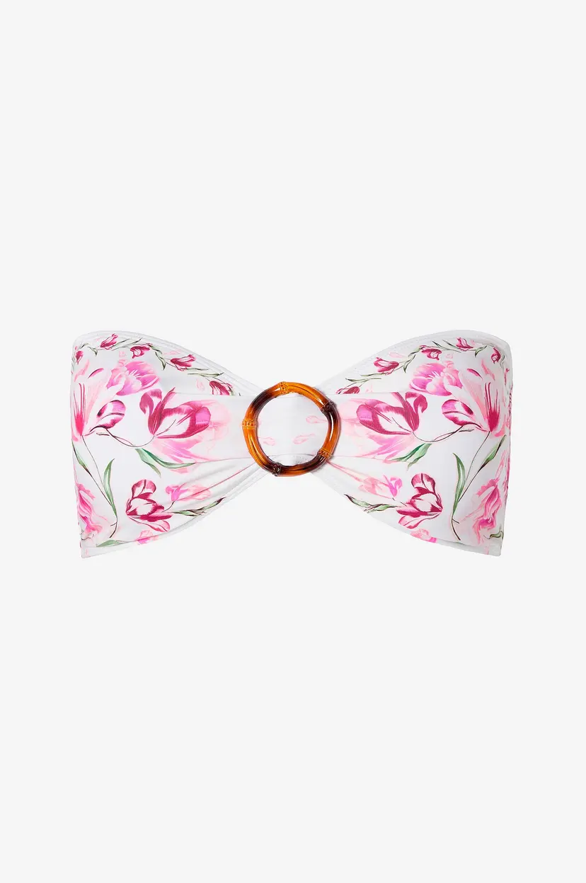 By Malina Bikini BH Viola Bamboo-ring Bandeau - Rosa
