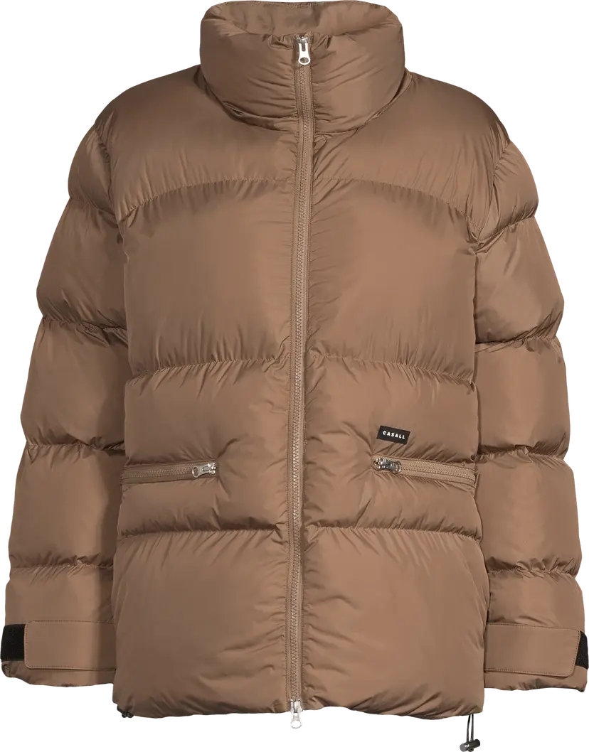 Casall Casall Women's Hero Puffer Jacket Taupe Brown