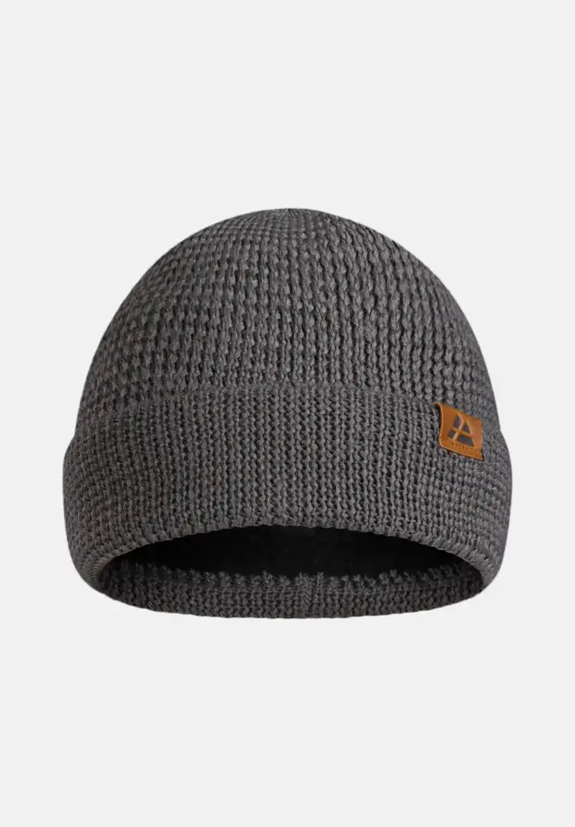 DANISH ENDURANCE MERINO FLEECE HUE fra DANISH ENDURANCE, Mørkegrå, Varmt fleecefor og blød merinould for optimal varme og komfort