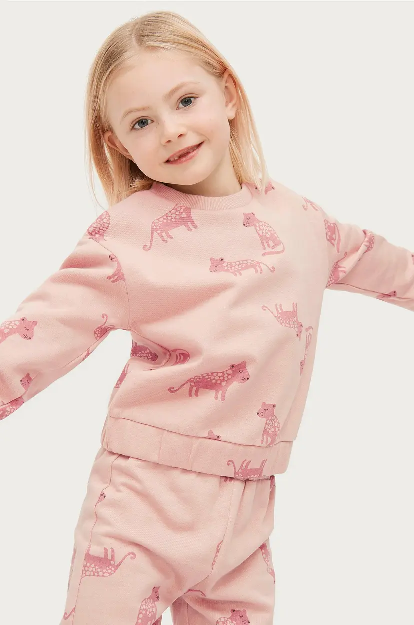 Ellos Collection Collegegenser + Sweatpants Ella - Rosa
