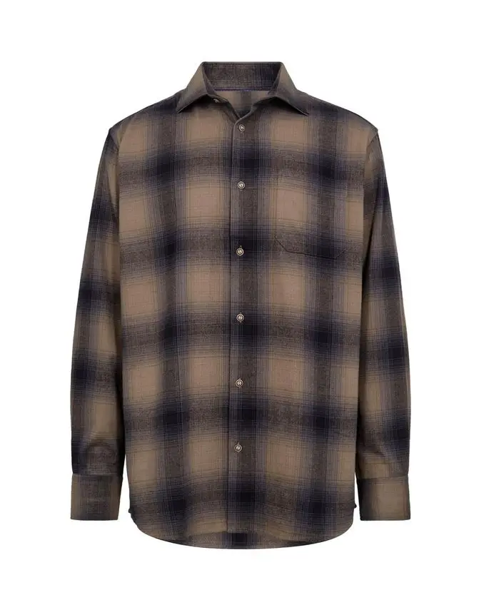 Black Blue Mens shirt regular fit