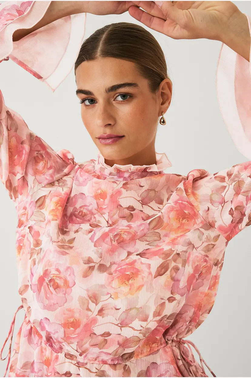 Ellos Collection Bluse med volanger - Hvit