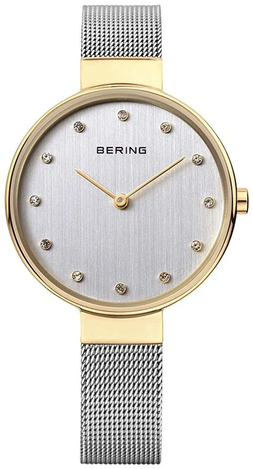 BERING Bering Dameklokke 12034-010 Classic Sølvfarget/Stål Ø34 mm