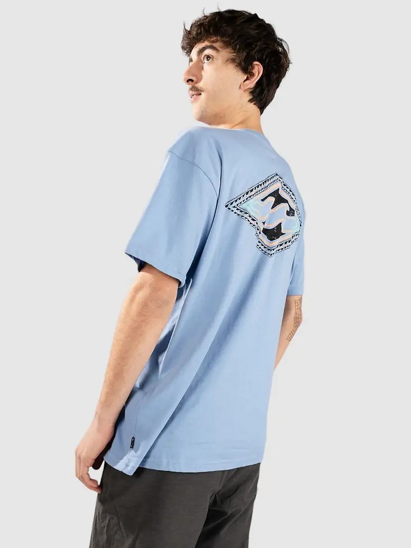 Billabong Billabong Crayon Wave T-skjorte blå
