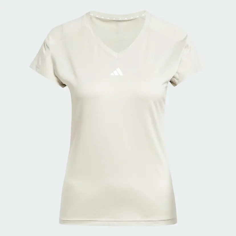 Adidas AEROREADY Train Essentials Minimal Branding V-Neck T-skjorte