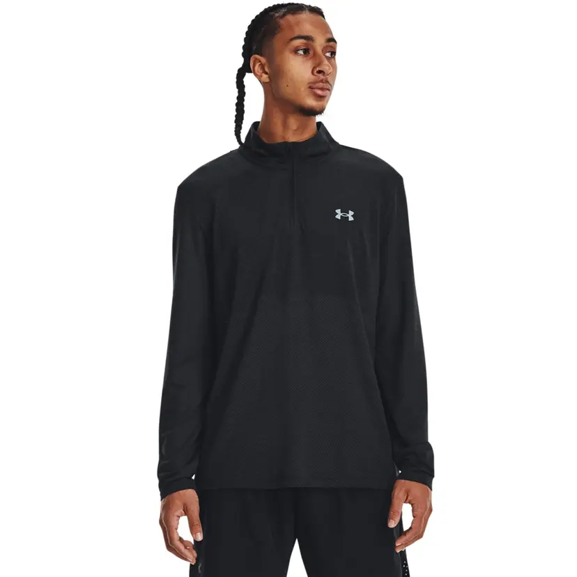 Under Armour Under Armour Seamless Stride 1/4 Zip Black
