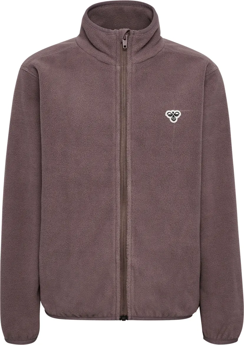 Hummel Hummel Kid's Hmljr Fleece Zip Jacket Bee Peppercorn