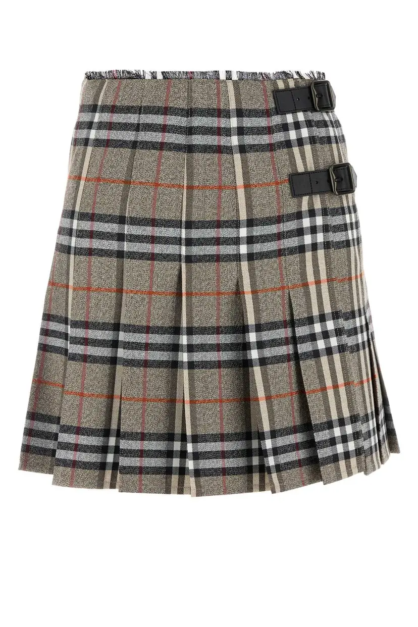 Burberry Burberry Miniskjørt – Brun