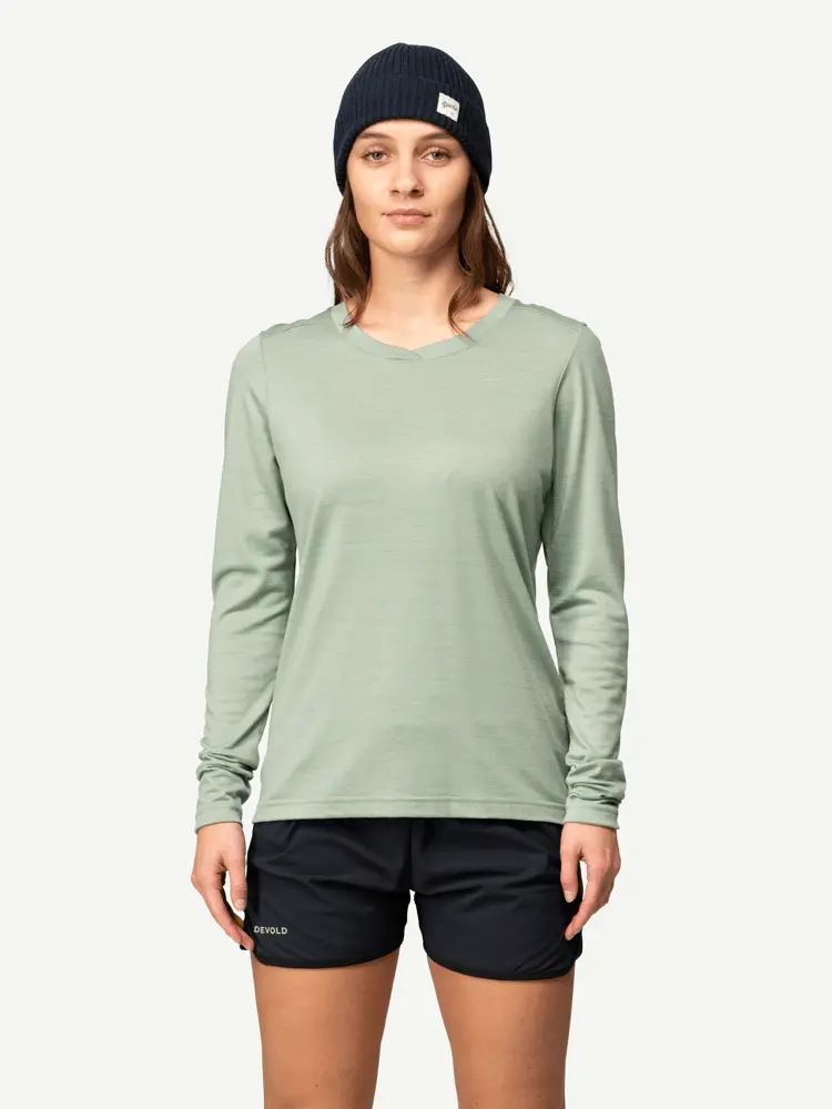 Devold Devold - Premium Long Sleeves Dame - Large - Grønn