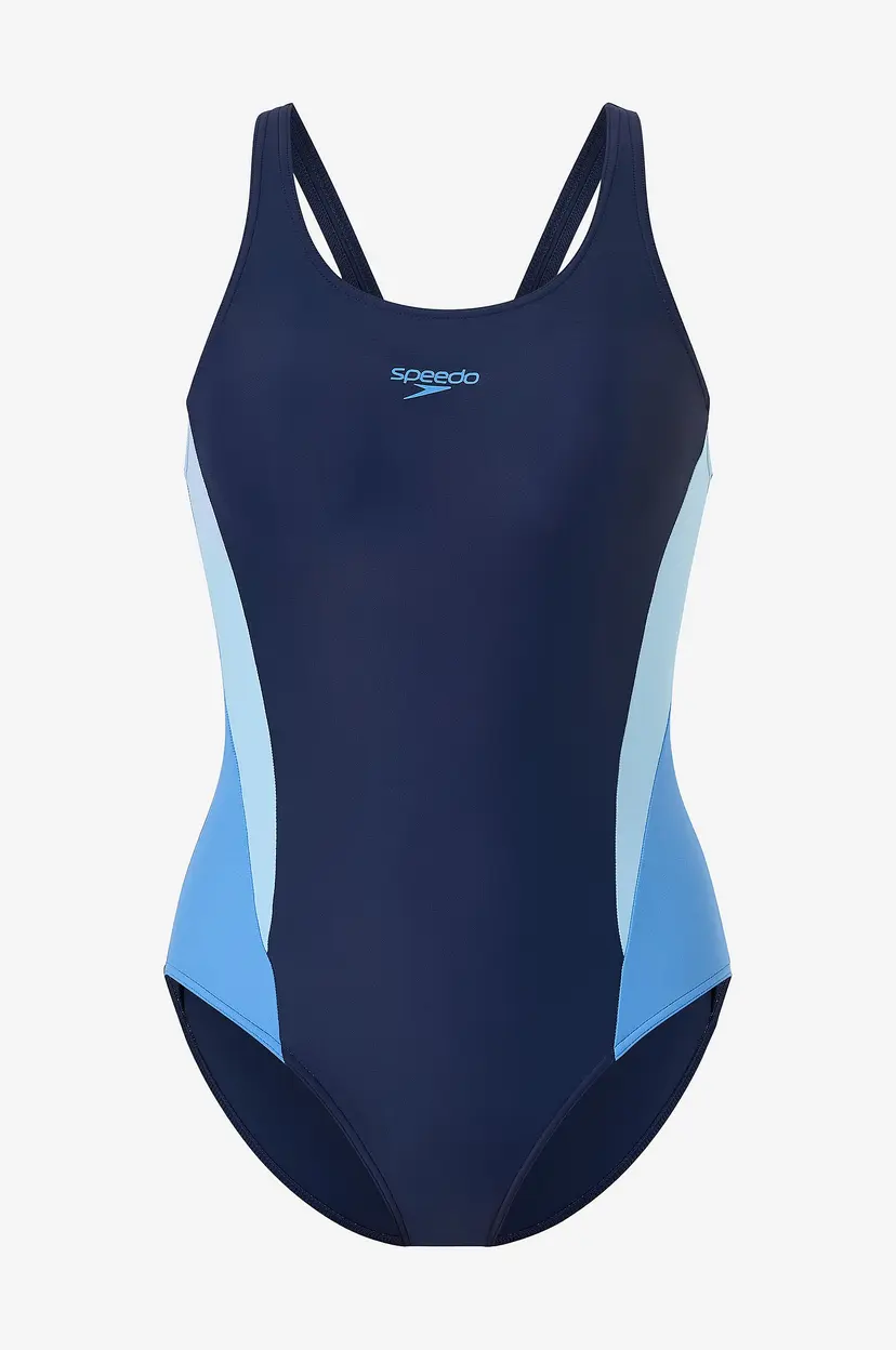 Speedo Badedrakt Colourblock Splice Muscleback Swimsuit - Blå