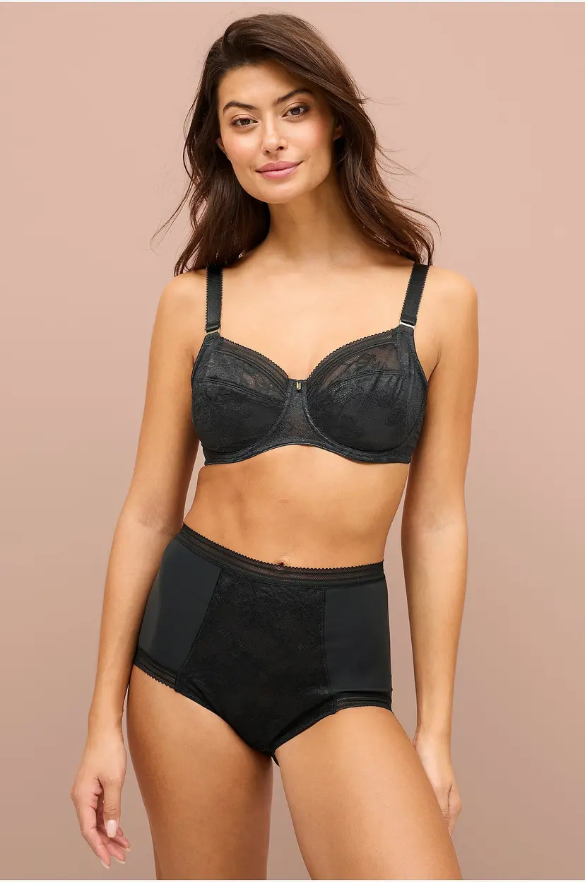 Fantasie Maxitruser Fusion Lace - Svart