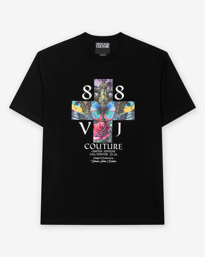 Versace Jeans Couture Versace Jeans Couture 79GAHT07 Black T-shirt