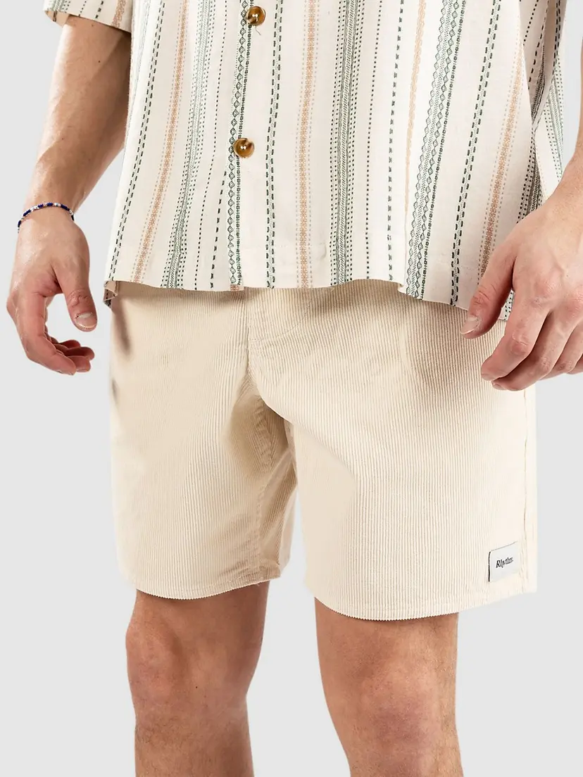 Rhythm Rhythm Classic Cord Jam Shorts hvit