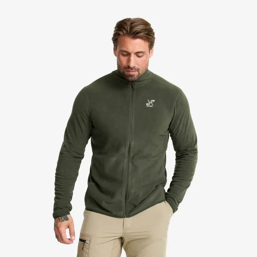RevolutionRace Hiker Full-zip Fleece Herre Kambaba Green