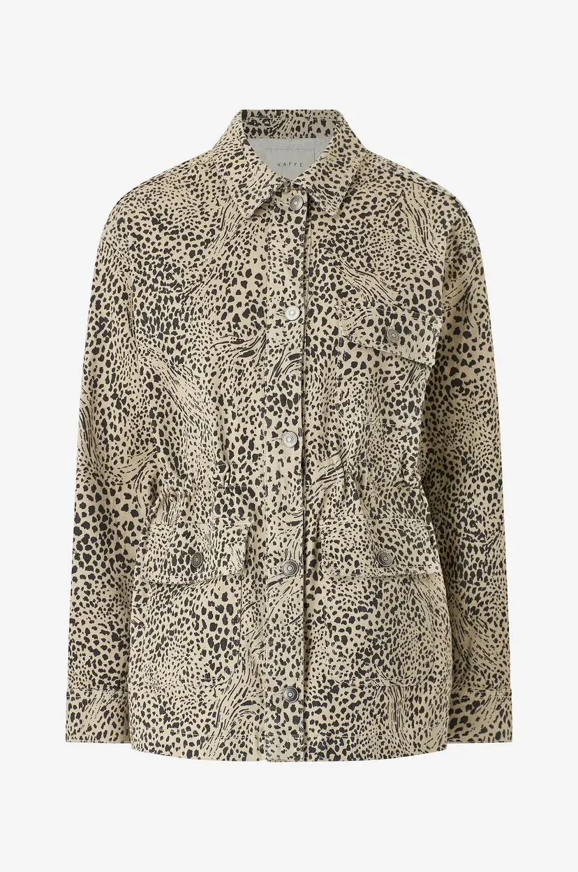 Kaffe Denim jakke Kalisa Jacket - Beige