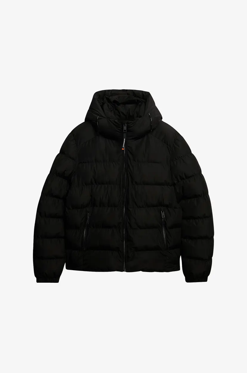 Superdry Jakke Hooded Sports Puffer Jacket - Hvit