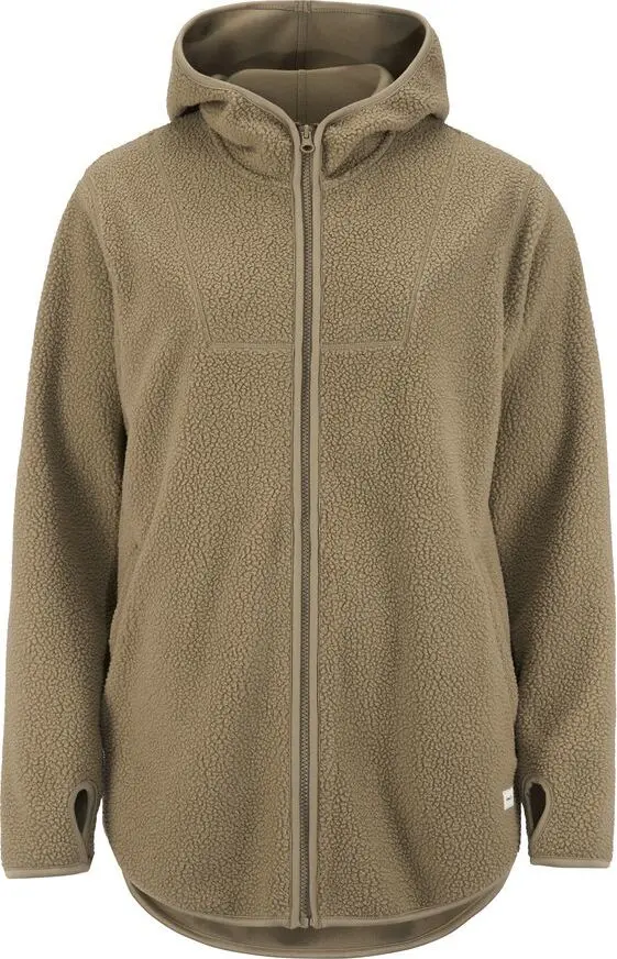 Craft Craft Women's Join Pile Fleece Full Zip Hood Taupe
