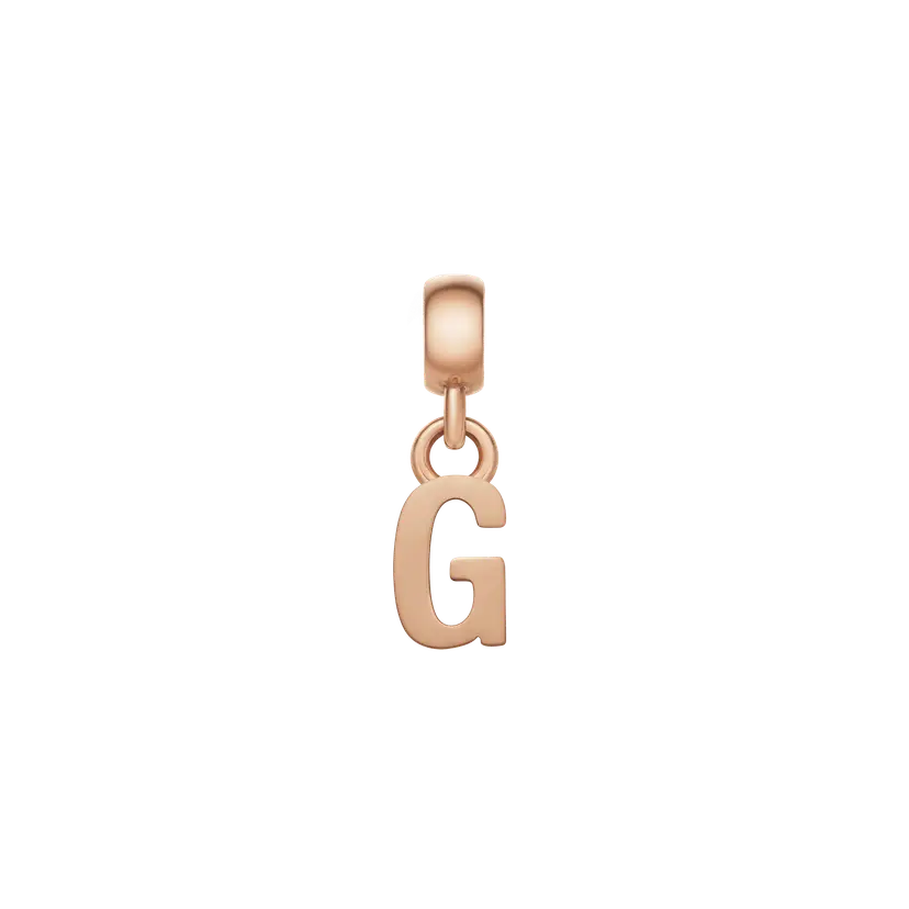 Daniel Wellington Rose Gold Charm Letter | DW