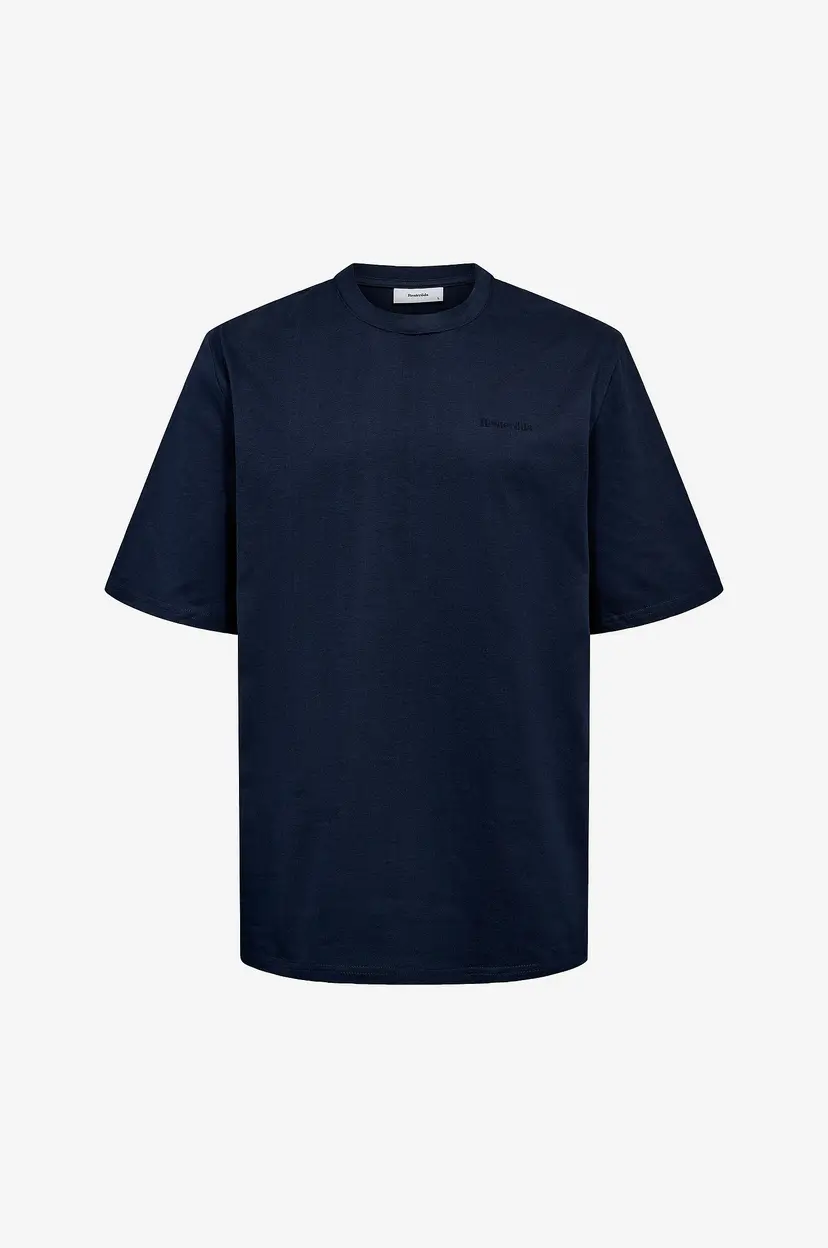 Resteröds T-skjorte Mid Sleeve Logo Tee - Blå